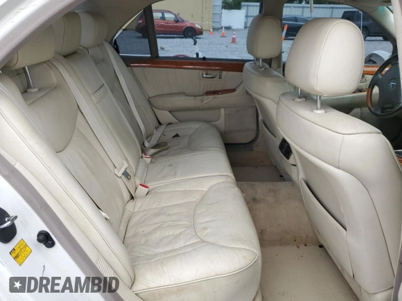 2005 Lexus LS 430 z VIN JTHBN36F955009277, wystawiony jako Copart lot #58974925 z przebiegiem 213 982 mil mil oraz Czysty tytuł • Clean title. Historia ofert i sprzedaży dostępna na DreamBid. Obrazek 10.