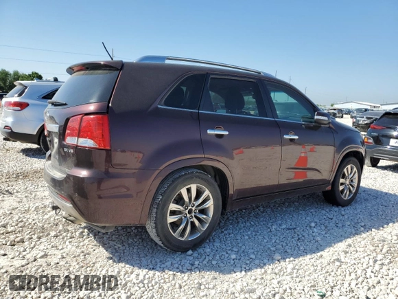 2012 Kia Sorento SX with VIN 5XYKW4A23CG221864, listed as a Copart auction lot 51532215 with 280,758 mi miles and Salvage Title. Bid and sale history available at carsss.com. Image 3.