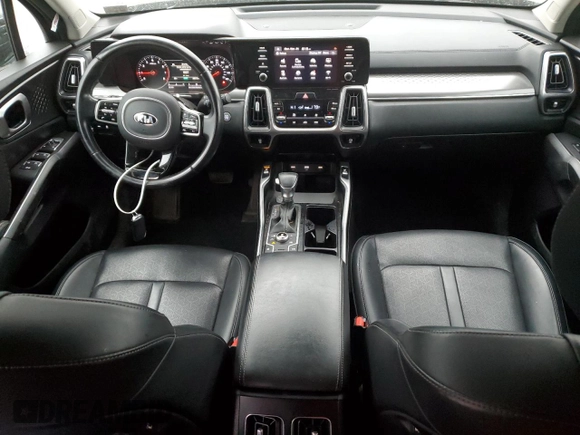 2021 Kia Sorento S with VIN 5XYRLDLCXMG012488, listed as a Copart auction lot 50083435 with 60,272 mi miles and Salvage Title. Bid and sale history available at DreamBid. Image 8.
