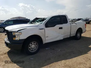 2017 Ford F-150 XL with VIN 1FTEX1CP7HFA22392, listed as a Copart auction lot 57282094 with 160,721 mi miles and Salvage Title. Bid and sale history available at carsss.com. Image 1.