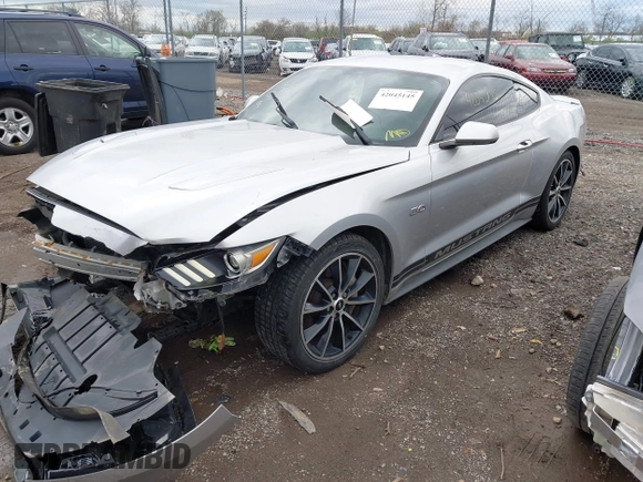 2016 Ford Mustang GT with VIN 1FA6P8CF0G5332186, listed as a IAAI auction lot 42045145 with 120,514 mi miles. Bid and sale history available at carsss.com. Image 18.