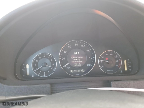 2004 Mercedes-Benz CLK-Class 5.0L with VIN WDBTJ75J54F091191, listed as a Copart auction lot 82981414 with 101,284 mi miles and Salvage Title. Bid and sale history available at carsss.com. Image 9.