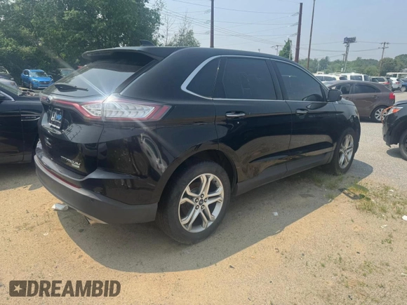 2017 Ford Edge Titanium z VIN 2FMPK3K96HBB28917, wystawiony jako Copart lot #61081095 z przebiegiem 156 447 mil mil oraz Czysty tytuł • Clean title. Historia ofert i sprzedaży dostępna na DreamBid. Obrazek 4.