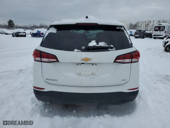 2022 Chevrolet Equinox LS with VIN 3GNAXSEV2NS105601, listed as a Copart auction lot 82583224 with 41,800 mi miles and Salvage Title. Bid and sale history available at carsss.com. Image 6.