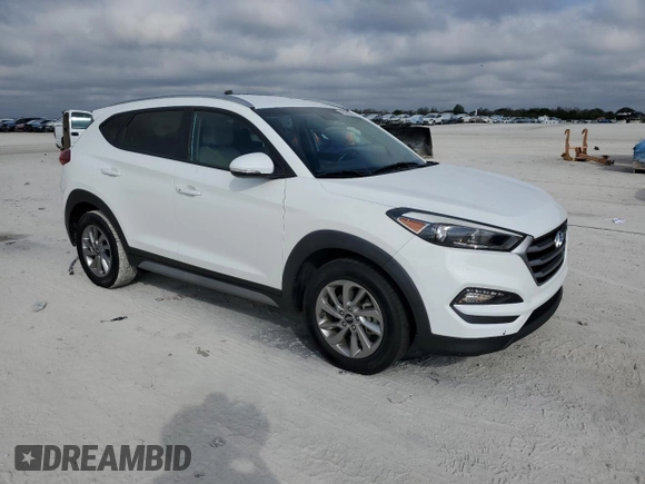 2018 Hyundai Tucson SEL Plus with VIN KM8J33A44JU808422, listed as a Copart auction lot 45018025 with 65,161 mi miles and Salvage Title. Bid and sale history available at carsss.com. Image 4.
