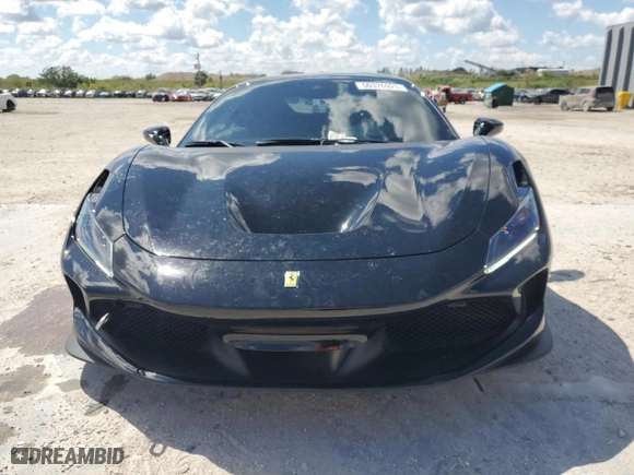 2021 Ferrari F8 Tributo with VIN ZFF92LLA8M0268230, listed as a Copart auction lot 50326925 with 18,802 mi miles and Salvage Title. Bid and sale history available at carsss.com. Image 5.