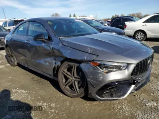 2021 Mercedes-Benz CLA 45 AMG with VIN W1K5J5DB8MN218696, listed as a Copart auction lot 81633993 with 10,299 mi miles and . Bid and sale history available at DreamBid. Image 4.