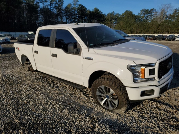 2020 Ford F-150 XL with VIN 1FTEW1EP3LKF31637, listed as a Copart auction lot 49796615 with 95,259 mi miles and Salvage Title. Bid and sale history available at carsss.com. Image 4.