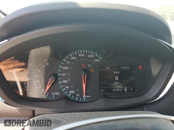 2020 Chevrolet Trax LS with VIN KL7CJKSB2LB085675, listed as a Copart auction lot 61340375 with 40,749 mi miles and Salvage title. Bid and sale history available at DreamBid. Image 9.