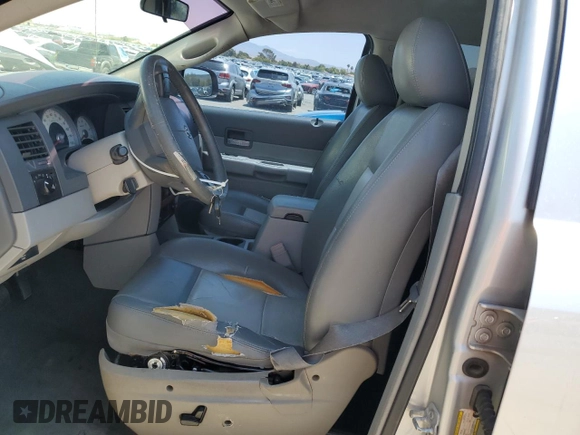 2007 Dodge Durango SLT with VIN 1D8HB48P97F551834, listed as a Copart auction lot 60083815 with 209,826 mi miles and Salvage title. Bid and sale history available at DreamBid. Image 7.
