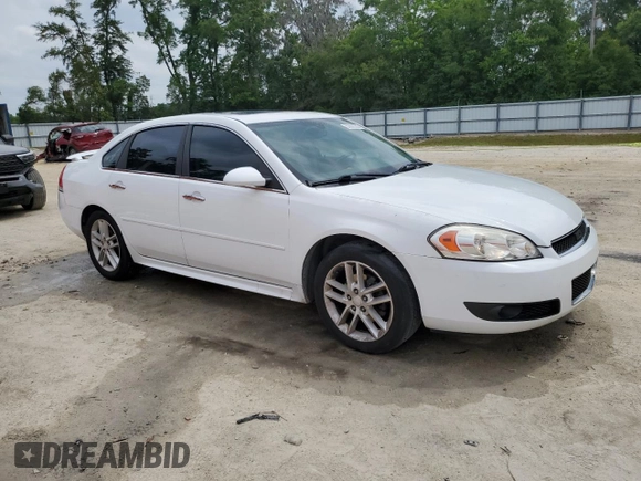 2013 Chevrolet Impala LTZ with VIN 2G1WC5E33D1118175, listed as a Copart auction lot 53909355 with 168,772 mi miles and Salvage Title. Bid and sale history available at DreamBid. Image 4.