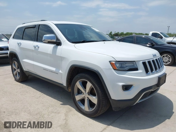 2014 Jeep Grand Cherokee Limited with VIN 1C4RJFBT4EC259448, listed as a IAAI auction lot 42285739 with 129,120 mi miles and . Bid and sale history available at DreamBid. Image 1.