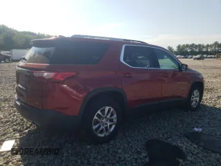2018 Chevrolet Traverse LT Cloth with VIN 1GNEVGKW1JJ183414, listed as a Copart auction lot 68980444 with 46,408 mi miles and Salvage Title. Bid and sale history available at carsss.com. Image 3.