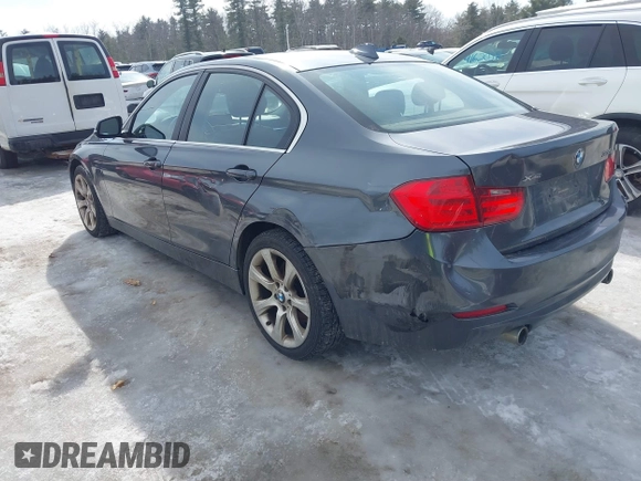 2015 BMW 3 Series 335i xDrive with VIN WBA3B9G54FNR92987, listed as a IAAI auction lot 41579647 with 94,565 mi miles and . Bid and sale history available at carsss.com. Image 3.