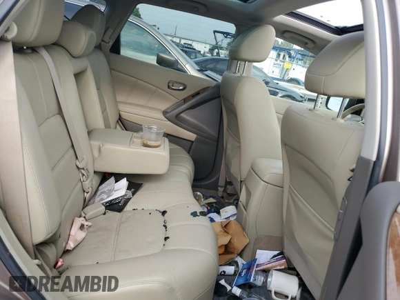 2014 Nissan Murano LE with VIN JN8AZ1MW4EW521410, listed as a Copart auction lot 59579204 with 62,032 mi miles and Salvage Title. Bid and sale history available at carsss.com. Image 11.