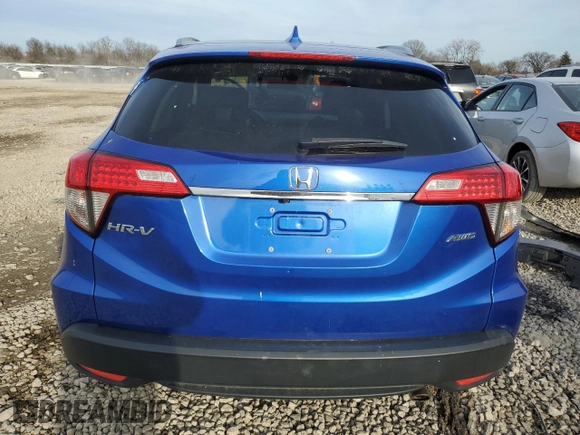 2021 Honda HR-V EX with VIN 3CZRU6H53MM733865, listed as a Copart auction lot 45869125 with 41,680 mi miles and Salvage Title. Bid and sale history available at carsss.com. Image 5.