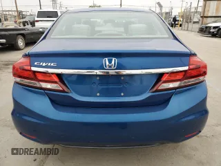 2015 Honda Civic Sedan LX with VIN 19XFB2F5XFE220989, listed as a Copart auction lot 55122805 with 116,410 mi miles and Salvage Title. Bid and sale history available at carsss.com. Image 6.