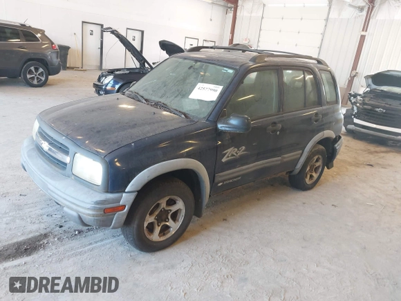2002 Chevrolet Tracker ZR2 with VIN 2CNBJ734X26952345, listed as a IAAI auction lot 42577990 with 195,007 mi miles and . Bid and sale history available at DreamBid. Image 2.