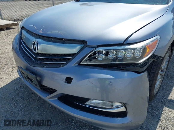 2015 Acura RLX Advance with VIN JH4KC1F94FC001153, listed as a IAAI auction lot 42454734 with 185,179 mi miles and . Bid and sale history available at DreamBid. Image 6.