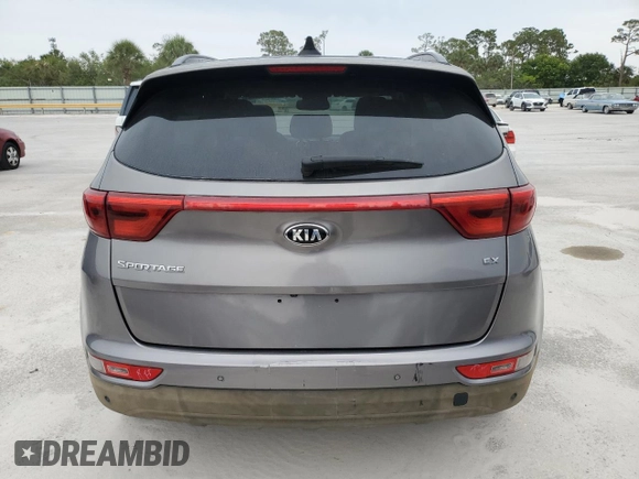 2019 Kia Sportage EX with VIN KNDPN3AC2K7543385, listed as a Copart auction lot 41028910 with 18,071 mi miles and Salvage title. Bid and sale history available at DreamBid. Image 6.