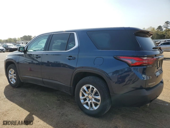 2023 Chevrolet Traverse LS with VIN 1GNERFKW4PJ206515, listed as a Copart auction lot 49480195 with 53,521 mi miles and Salvage Title. Bid and sale history available at carsss.com. Image 2.