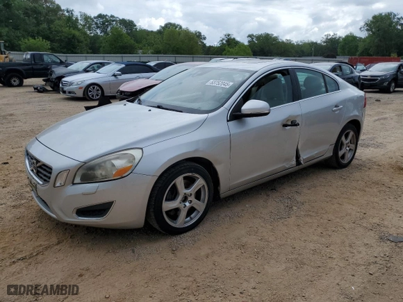 2012 Volvo S60 T5 with VIN YV1622FS9C2142052, listed as a Copart auction lot 53752045 with 150,873 mi miles and Clean Title. Bid and sale history available at carsss.com. Image 1.