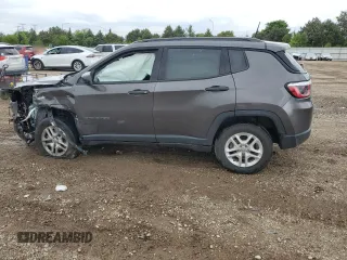 2018 Jeep Compass Sport с VIN 3C4NJDABXJT320991, выставлен на аукционе Copart как лот 58639125 с пробегом Не указан миль и Списание • Salvage title. История ставок и продаж доступна на DreamBid. Изображение 2.