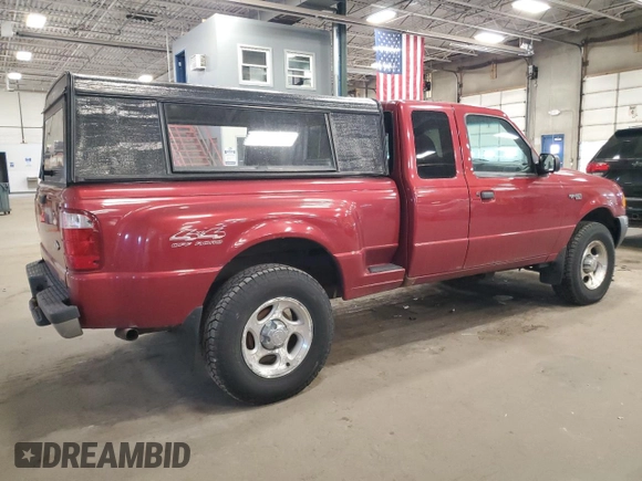 2001 Ford Ranger XL Fleet with VIN 1FTZR15EX1PA99295, listed as a Copart auction lot 50821715 with 191,850 mi miles and Clean Title. Bid and sale history available at DreamBid. Image 3.