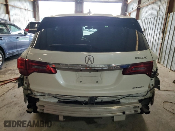 2019 Acura MDX Technology with VIN 5J8YD4H50KL016670, listed as a Copart auction lot 56820085 with 36,664 mi miles and Salvage title. Bid and sale history available at DreamBid. Image 6.