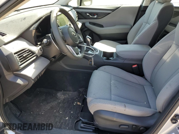 2023 Subaru Legacy Premium with VIN 4S3BWAF60P3015308, listed as a Copart auction lot 56574725 with 9,484 mi miles and Salvage title. Bid and sale history available at DreamBid. Image 7.