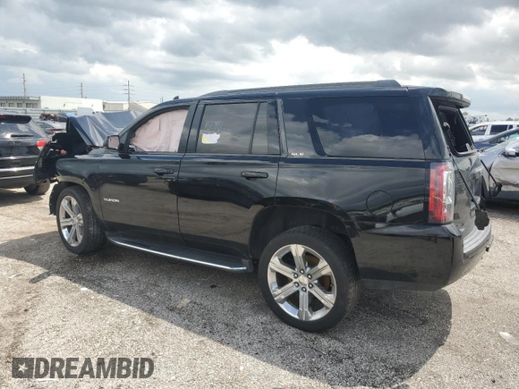 2017 GMC Yukon SLE with VIN 1GKS1AKC0HR261921, listed as a Copart auction lot 71925134 with 0 mi miles and Salvage Title. Bid and sale history available at carsss.com. Image 2.
