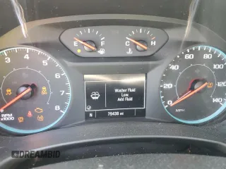 2019 Chevrolet Equinox LS with VIN 2GNAXHEV4K6255075, listed as a Copart auction lot 52241915 with 79,438 mi miles and Salvage Title. Bid and sale history available at DreamBid. Image 9.