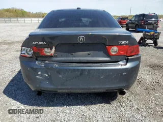 2005 Acura TSX with VIN JH4CL96885C004369, listed as a Copart auction lot 51478605 with 170,515 mi miles and Salvage Title. Bid and sale history available at carsss.com. Image 6.