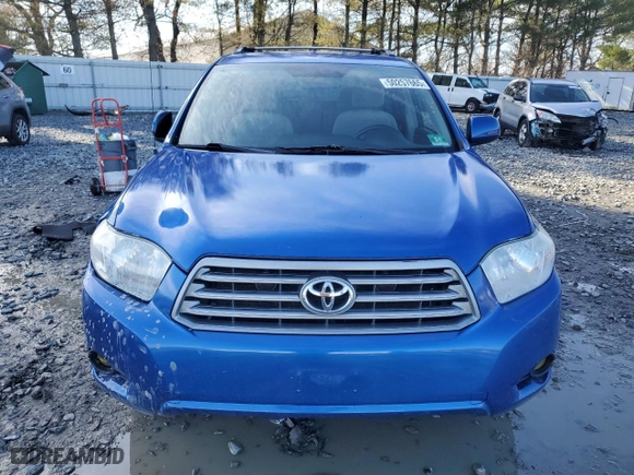 2008 Toyota Highlander with VIN JTEES41A082020825, listed as a Copart auction lot 50257665 with 189,308 mi miles and Salvage Title. Bid and sale history available at carsss.com. Image 5.