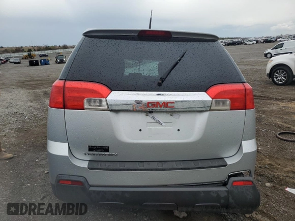 2011 GMC Terrain SLE-1 with VIN 2CTALMEC8B6444134, listed as a Copart auction lot 52831965 with Not provided miles and Salvage title. Bid and sale history available at DreamBid. Image 6.