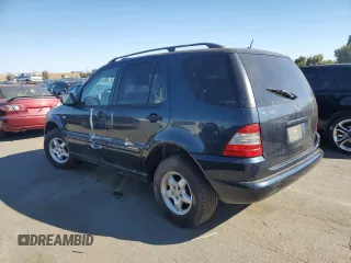 2001 Mercedes-Benz M-Class with VIN 4JGAB54E91A273561, listed as a Copart auction lot 72458374 with 152,035 mi miles and Clean Title. Bid and sale history available at carsss.com. Image 2.