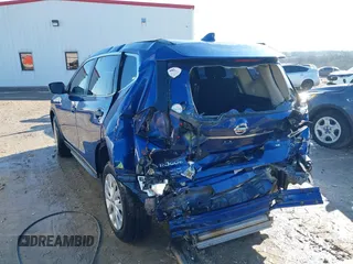 2017 Nissan Rogue S with VIN KNMAT2MV8HP586379, listed as a IAAI auction lot 41625476 with 60,762 mi miles. Bid and sale history available at carsss.com. Image 3.