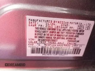 2024 Nissan Sentra SV with VIN 3N1AB8CV0RY286877, listed as a IAAI auction lot 42794013 with 21,410 mi miles and . Bid and sale history available at DreamBid. Image 35.