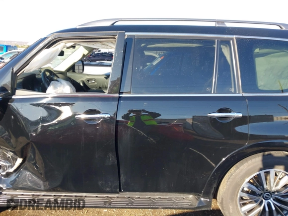 2021 Nissan Armada SV with VIN JN8AY2ACXM9145828, listed as a IAAI auction lot 41336646 with 108,603 mi miles. Bid and sale history available at carsss.com. Image 14.