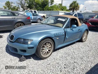 2000 BMW Z3 with VIN WBACH3346YLF72125, listed as a Copart auction lot 64313975 with 99,087 mi miles and Salvage title. Bid and sale history available at DreamBid. Image 1.