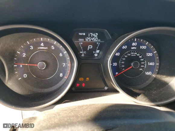 2012 Hyundai Elantra GLS PZEV with VIN 5NPDH4AE6CH126592, listed as a Copart auction lot 49733865 with 125,450 mi miles and Salvage Title. Bid and sale history available at carsss.com. Image 9.