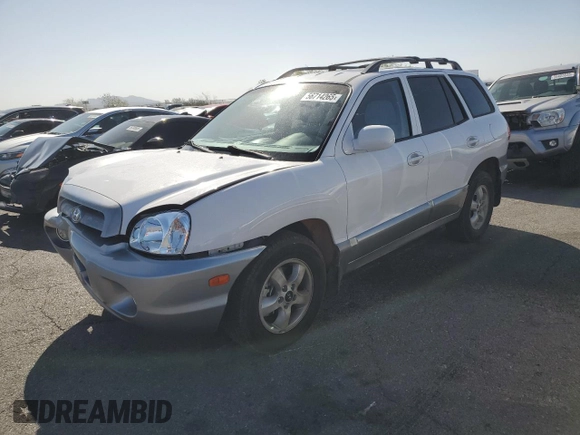 2005 Hyundai Santa Fe GLS z VIN KM8SC13E05U916508, wystawiony jako Copart lot #56714265 z przebiegiem 93 782 mil mil oraz Szkoda całkowita • Salvage title. Historia ofert i sprzedaży dostępna na DreamBid. Obrazek 1.