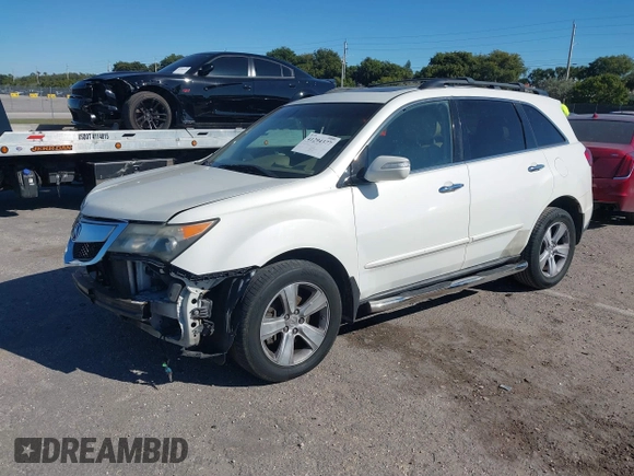 2013 Acura MDX Tech Pkg with VIN 2HNYD2H3XDH524768, listed as a IAAI auction lot 41294377 with 141,939 mi miles. Bid and sale history available at carsss.com. Image 2.