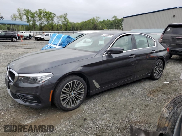 2018 BMW 5 Series 530i xDrive with VIN WBAJA7C5XJWC76816, listed as a Copart auction lot 52734405 with 77,917 mi miles and Clean Title. Bid and sale history available at carsss.com. Image 1.