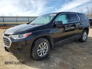 2020 Chevrolet Traverse LS with VIN 1GNEVFKW7LJ154108, listed as a Copart auction lot 45186525 with 94,039 mi miles and Salvage Title. Bid and sale history available at carsss.com. Image 1.
