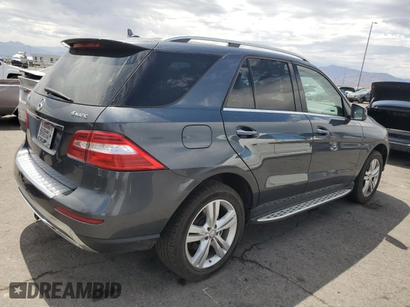2015 Mercedes-Benz M 350 with VIN 4JGDA5HB2FA549912, listed as a Copart auction lot 62878535 with 165,125 mi miles and Clean title. Bid and sale history available at DreamBid. Image 3.