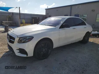 2018 Mercedes-Benz E-Class AMG E 43 with VIN WDDZF6EB8JA486688, listed as a Copart auction lot 45747235 with 0 mi miles and Salvage Title. Bid and sale history available at carsss.com. Image 1.