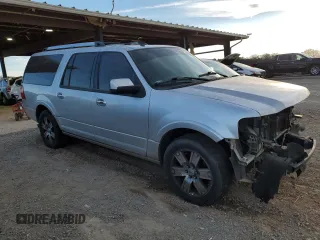 2010 Ford Expedition Max Limited with VIN 1FMJK1K5XAEB69584, listed as a Copart auction lot 49498095 with 258,163 mi miles and Salvage Title. Bid and sale history available at DreamBid. Image 4.
