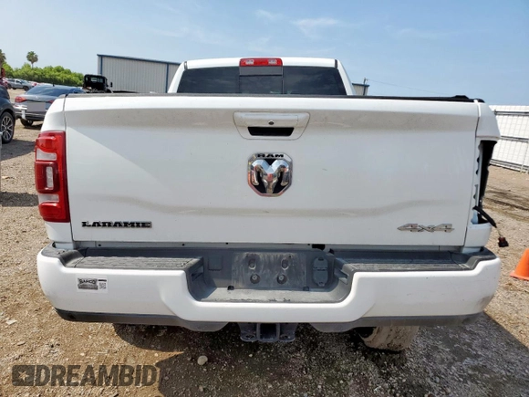 2024 Ram 2500 Laramie with VIN 3C6UR5FL1RG341106, listed as a Copart auction lot 58538335 with 25,283 mi miles and Salvage title. Bid and sale history available at DreamBid. Image 6.