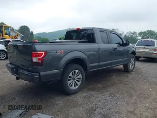 2018 Ford F-150 XL with VIN 1FTEX1EP6JFC61600, listed as a IAAI auction lot 42423185 with 161,991 mi miles and . Bid and sale history available at DreamBid. Image 4.
